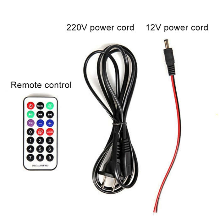 4 inch Round Shape Stereo Motorcycle / Car / Household Subwoofer, Built-in Bluetooth, Support TF ...