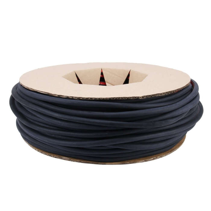 Small D-shaped Car Noise Reduction Sealing Strip with Sticker, Length: 100m
