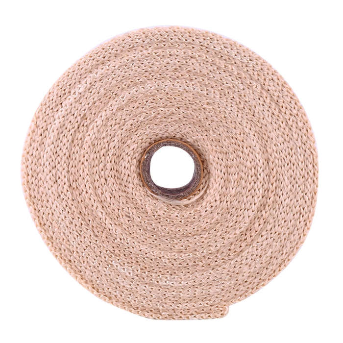 10m Cotton Material Exhaust Wrap Auto Motorcycle Exhaust Heat Shield Wrap Heat Resistant Wrap, Ra...