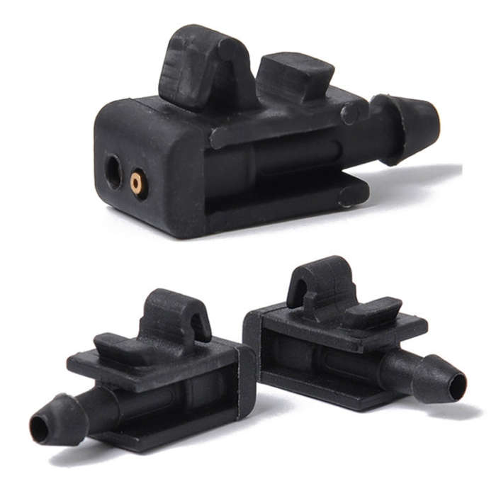 2 PCS Windshield Washer Wiper Jet Water Spray Nozzle Buckle 8200082347 for 2005-2007 Renault Mega...