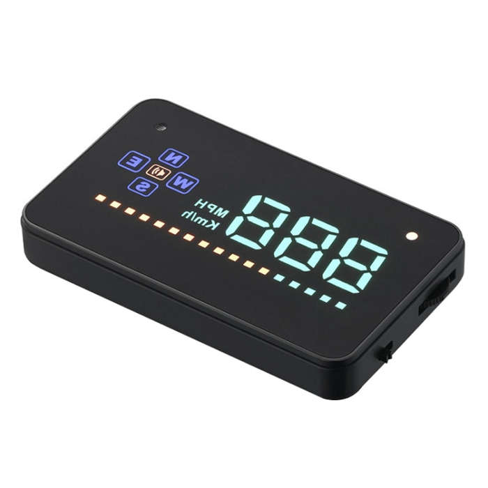 A2 HUD 3.5 inch HD GPS Car Head Up Display, Speed & Over Speed Alarm, Compass, Freely Switch Betw...