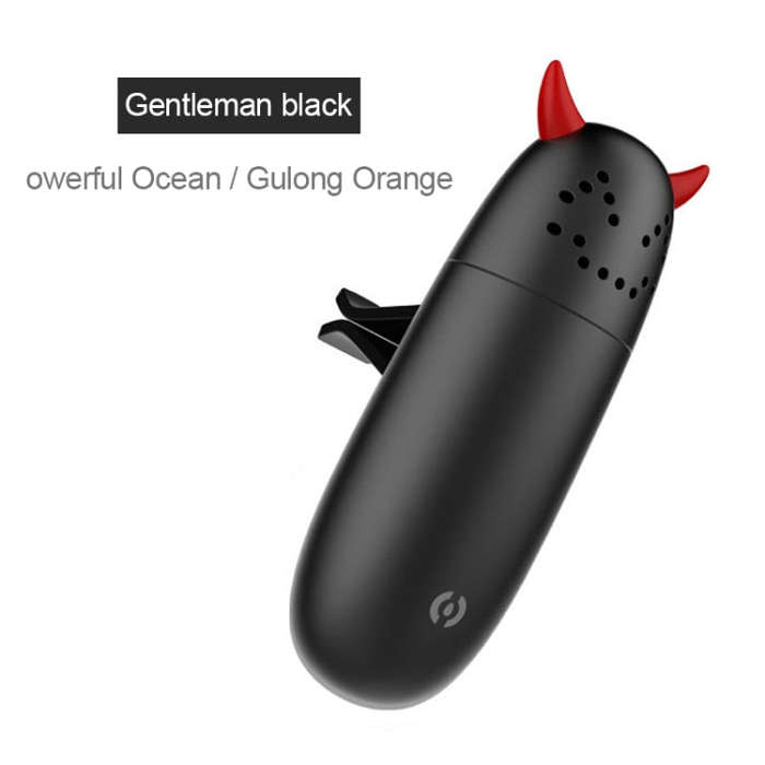 General Metal Car Aromatherapy Automotive  Aromatherapy Clamp Air Purifier Humidifier (Black)