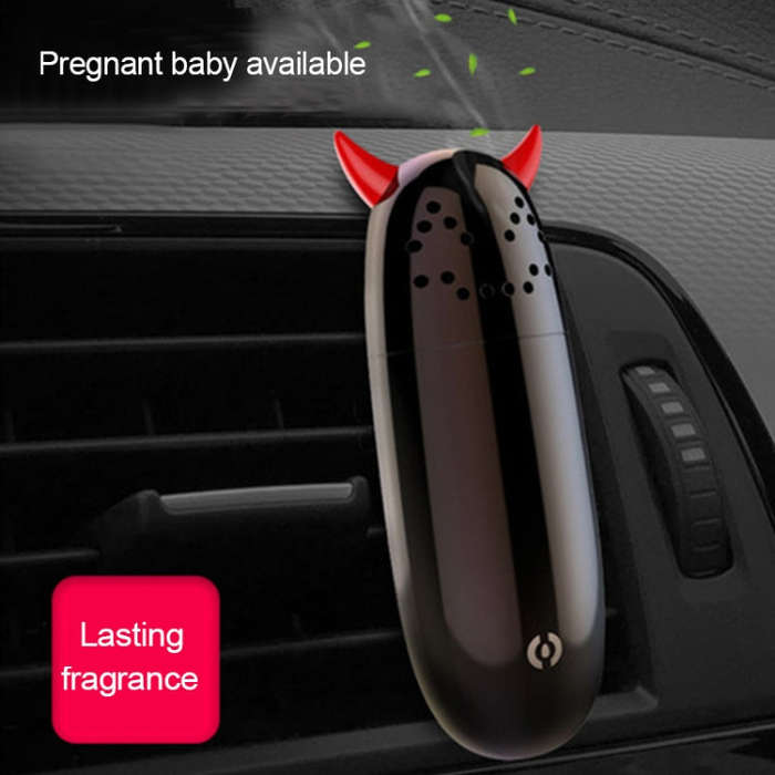 General Metal Car Aromatherapy Automotive  Aromatherapy Clamp Air Purifier Humidifier (Black)