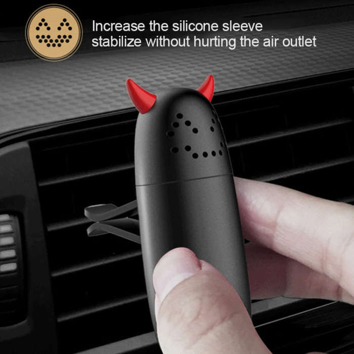 General Metal Car Aromatherapy Automotive  Aromatherapy Clamp Air Purifier Humidifier (Black)