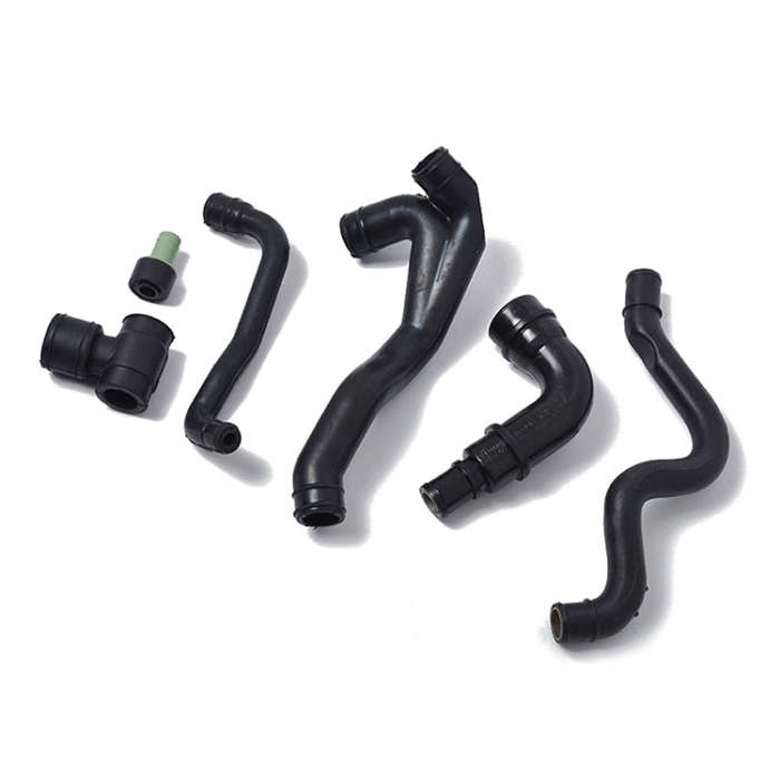 6 PCS Car Engine Crankcase Breather Pipe Hose Tube Kit 06A103213AF 06A103221AH 06A103221AF for Au...