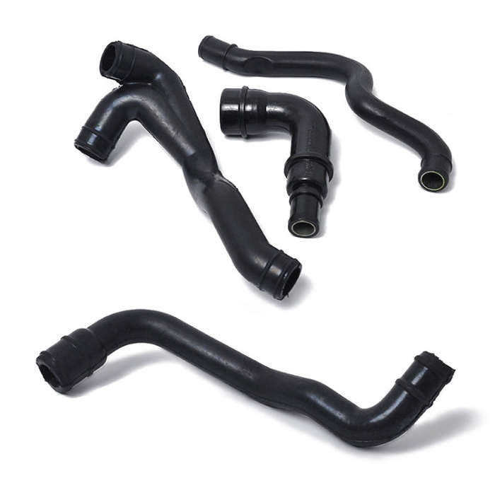 6 PCS Car Engine Crankcase Breather Pipe Hose Tube Kit 06A103213AF 06A103221AH 06A103221AF for Au...