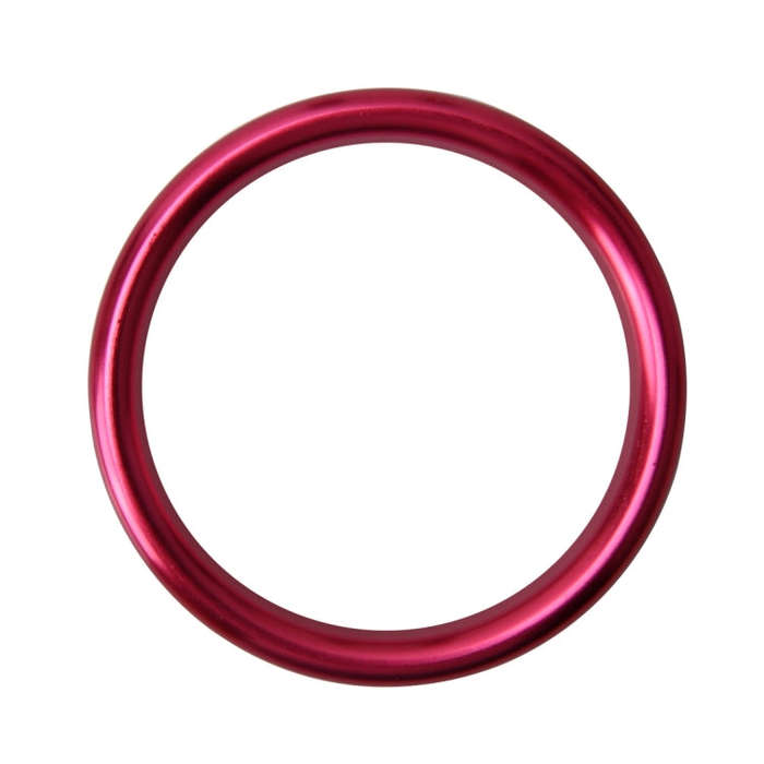 4 PCS Car Outlet Decorative Rings Aluminum Alloy Air Outlet Chrome Trim Ring Car Dashboard  Air V...