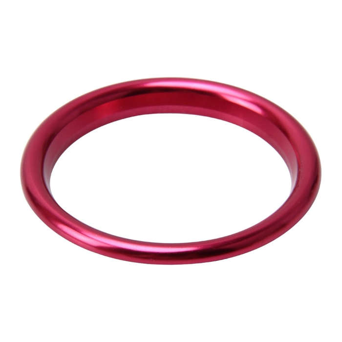 4 PCS Car Outlet Decorative Rings Aluminum Alloy Air Outlet Chrome Trim Ring Car Dashboard  Air V...
