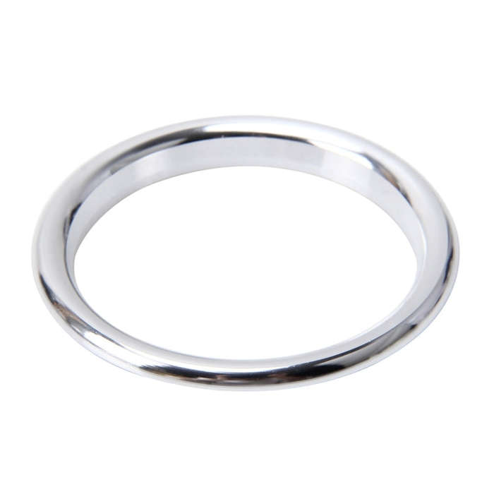 4 PCS Car Outlet Decorative Rings Aluminum Alloy Air Outlet Chrome Trim Ring Car Dashboard  Air V...