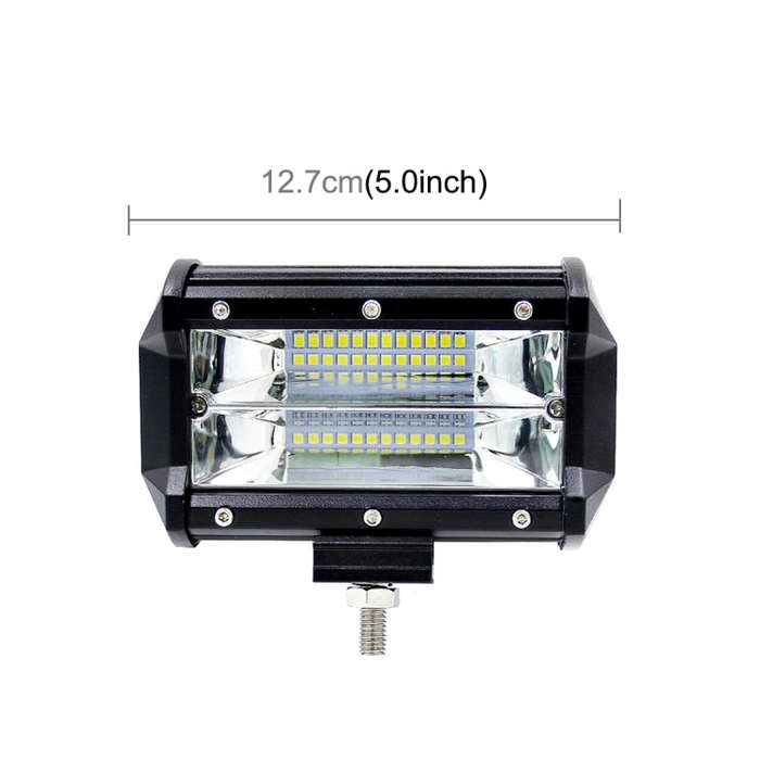 5 inch 18W 24 LED Waterproof IP67 Two Bar Modified Off-road Lights Spotlight Light Car Work Light...