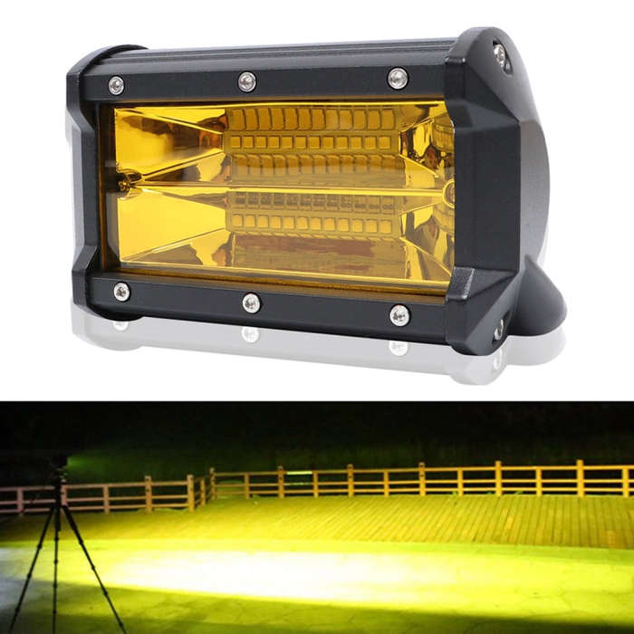 5 inch 18W 24 LED Waterproof IP67 Two Bar Modified Off-road Lights Spotlight Light Car Work Light...