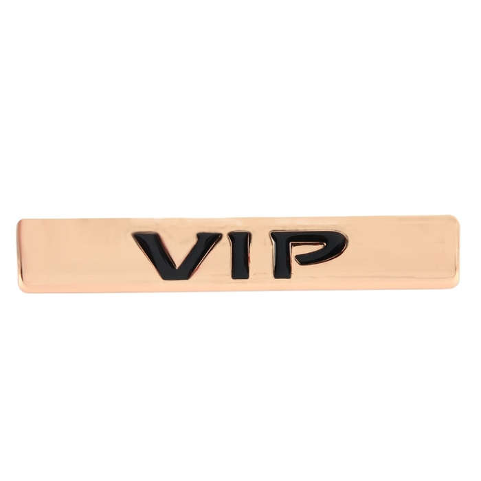 Auto VIP Sticker  VIP Label Car Stickers 3D Metal Fashion VIP Logo Car Stickers,Size:9.5*1.5cm(Ch...