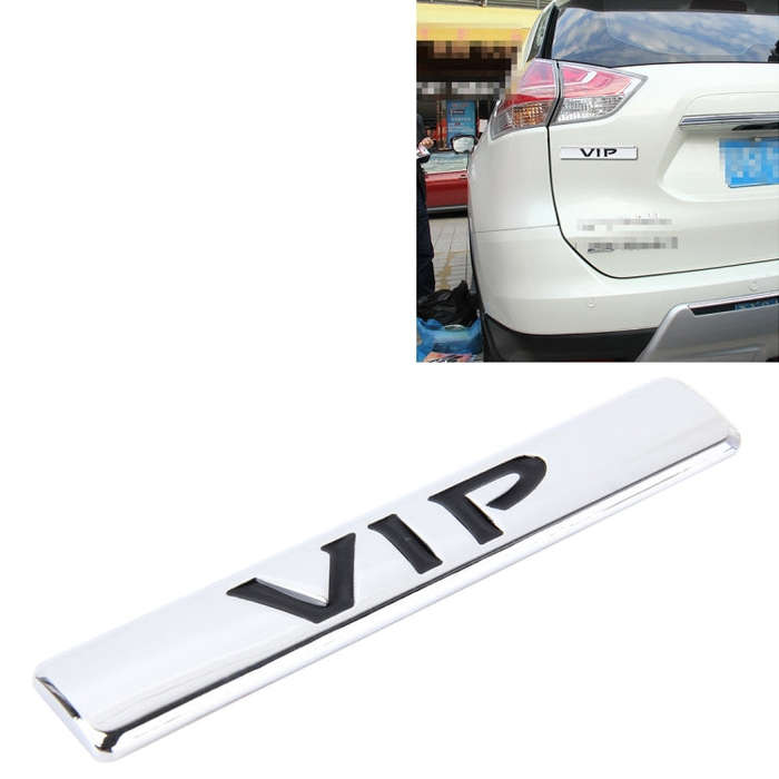 Auto VIP Sticker  VIP Label Car Stickers 3D Metal Fashion VIP Logo Car Stickers,Size:9.5*1.5cm(Si...