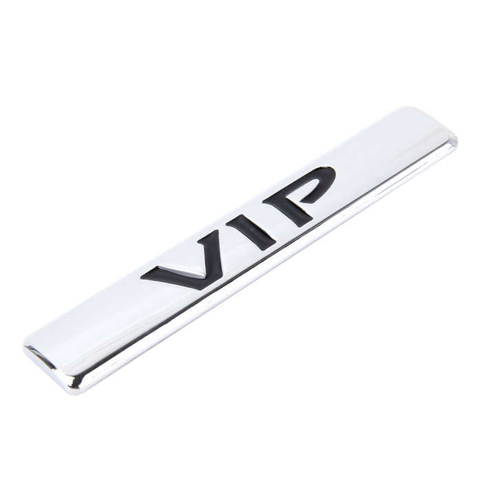 Auto VIP Sticker  VIP Label Car Stickers 3D Metal Fashion VIP Logo Car Stickers,Size:9.5*1.5cm(Si...