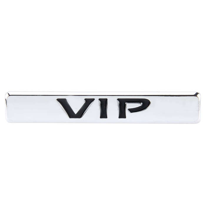 Auto VIP Sticker  VIP Label Car Stickers 3D Metal Fashion VIP Logo Car Stickers,Size:9.5*1.5cm(Si...