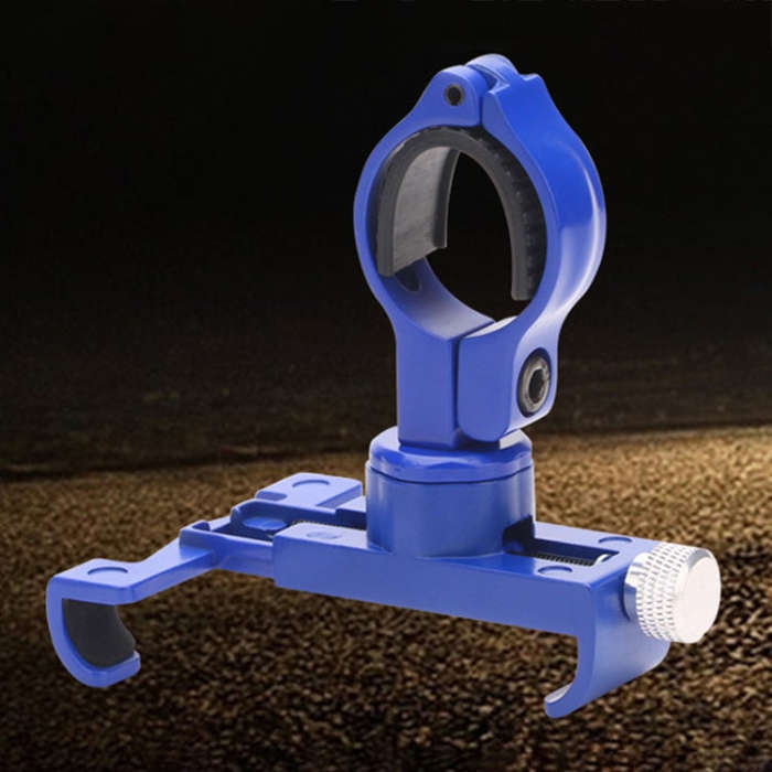 360 Degree Rotatable Aluminum Alloy Phone Bracket for Bicycle, Suitable for 50-100mm Device(Red)