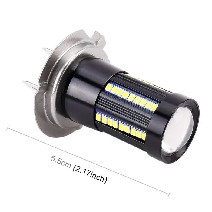 2 PCS H7 DC9-16V / 8.2W / 6000K / 655LM Car Auto Fog Light 66LEDs SMD-2016 Lamps