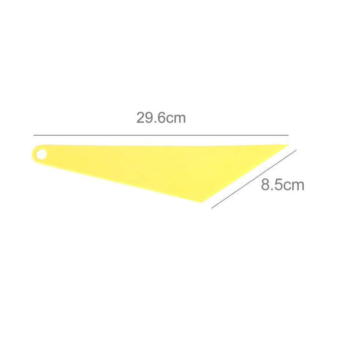 Window Film Handle Squeegee Tint Tool For Car Home Office(Yellow)