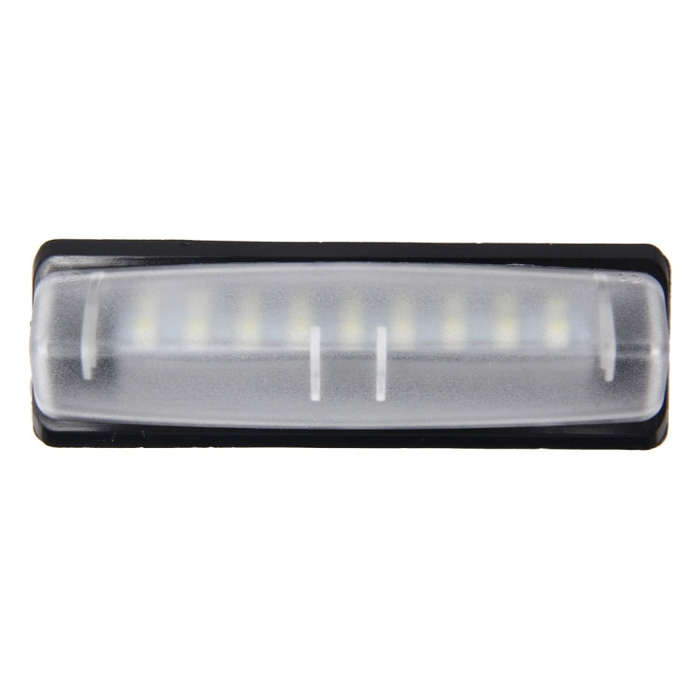 2 PCS License Plate Light with 18  SMD-3528 Lamps for Toyota,2W 120LM,6000K, DC12V(White Light)