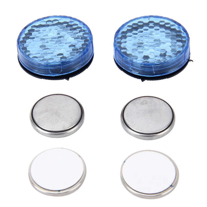 2 PCS Car Door Anti-collision Warning Strobe Light (Red Light)