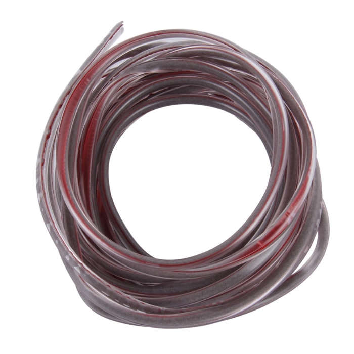 5m Car Decorative Strip PVC Chrome Decoration Strip Door Seal Window Seal(Transparent)