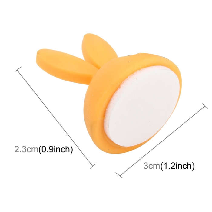 6 PCS CC-941 Rabbit Shape Single Hole Cable Clips Holder, Cable Management System and Cord Organi...