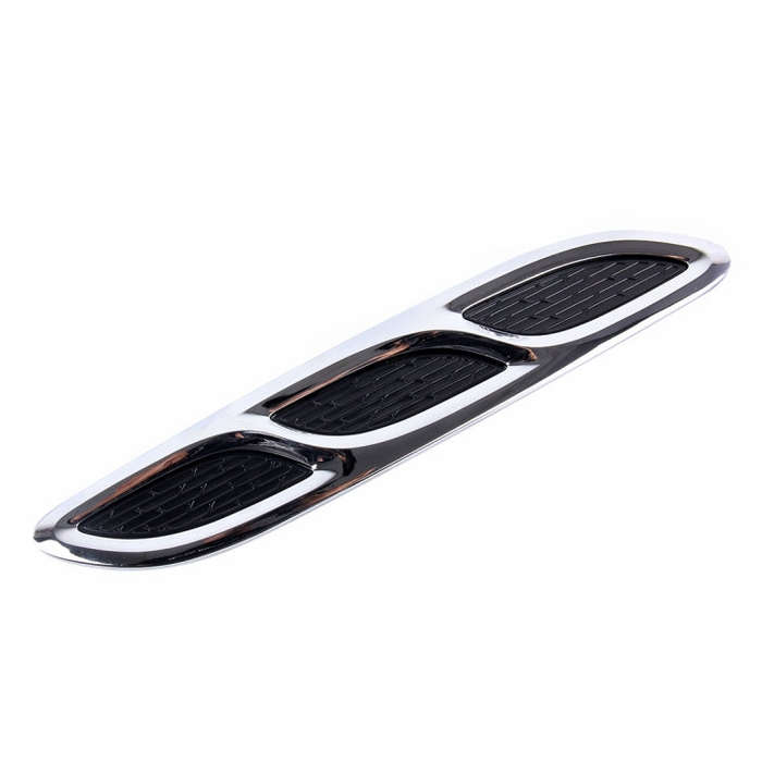 2PCS V-623 JDM Style Plastic Decorative Air Flow Intake Turbo Bonnet Hood Side Vent Cover With Se...