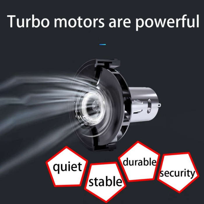 Car Portable Wireless 120W Handheld Powerful Vacuum Cleaner (White)