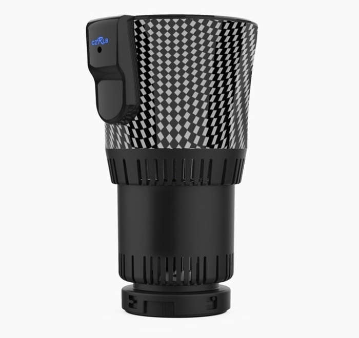 Portable 12V Car Smart Dual-purpose Heating Cooling Cup Holder (Black)
