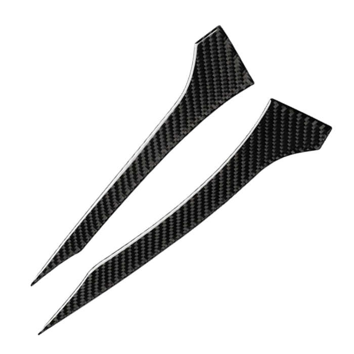 2 PCS Car Carbon Fiber Rearview Mirror Bumper Strip Decorative Sticker for BMW G30 (2018-2019) / ...