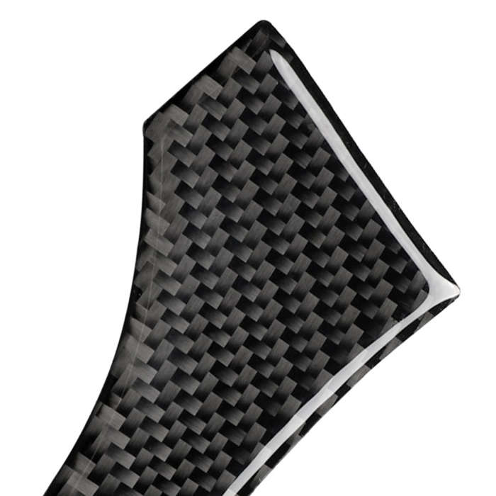 2 PCS Car Carbon Fiber Rearview Mirror Bumper Strip Decorative Sticker for BMW G30 (2018-2019) / ...