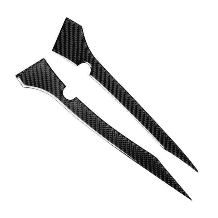 2 PCS Car Carbon Fiber Rearview Mirror Bumper Strip Decorative Sticker for BMW G30 (2018-2019) / ...