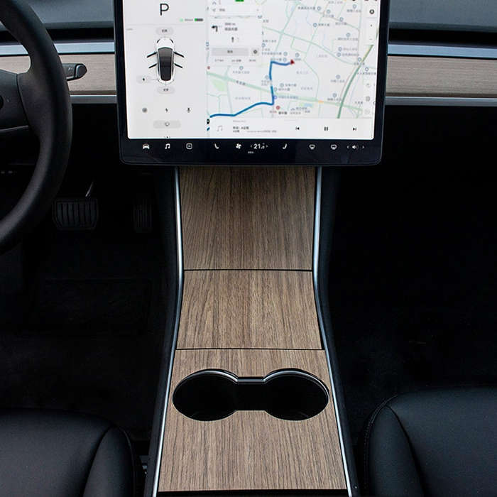 Car Central Control Panel Film Scratch-proof PVC Decorative Sticker for Tesla Model 3 before 2021...
