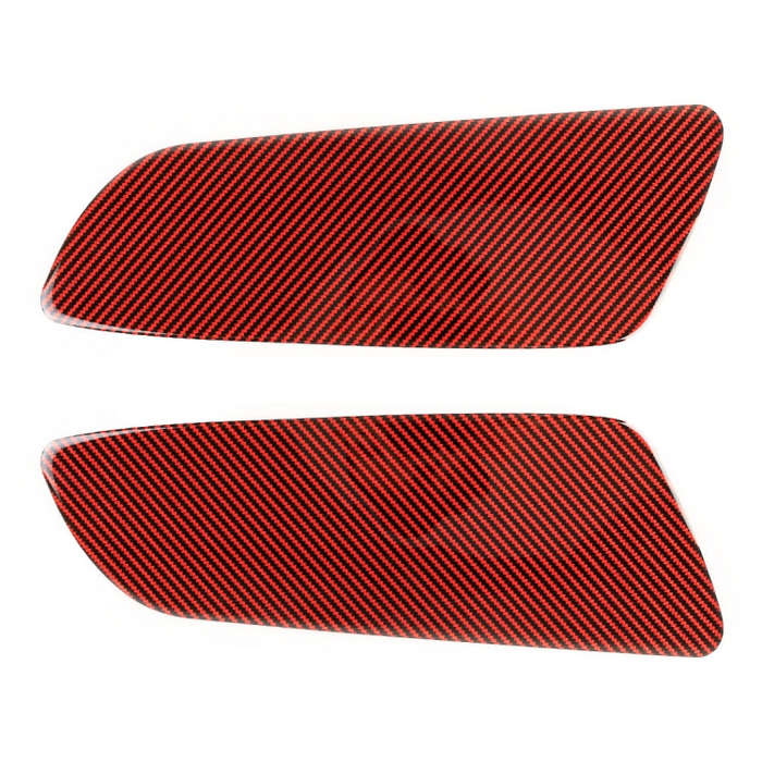2 in 1 Car Carbon Fiber Rear Cover Decorative Sticker for Ford Mustang 2015-2020