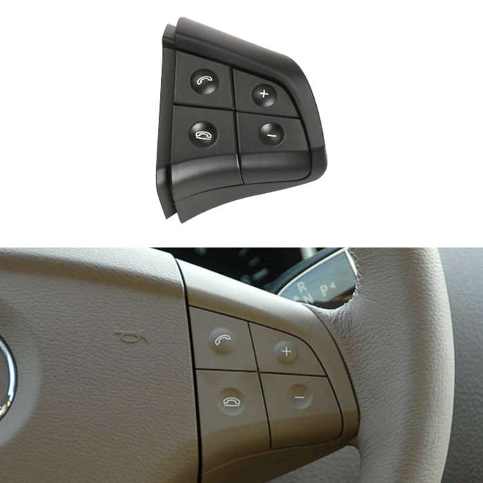 Car Right Side 4-button Steering Wheel Switch Buttons Panel 1648200110 for Mercedes-Benz W164, Le...