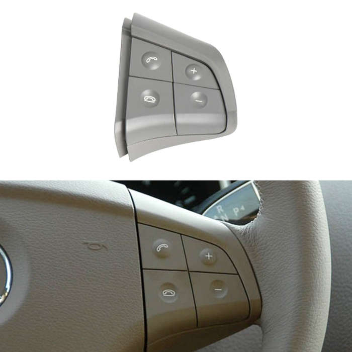 Car Right Side 4-button Steering Wheel Switch Buttons Panel 1648200110 for Mercedes-Benz W164, Le...