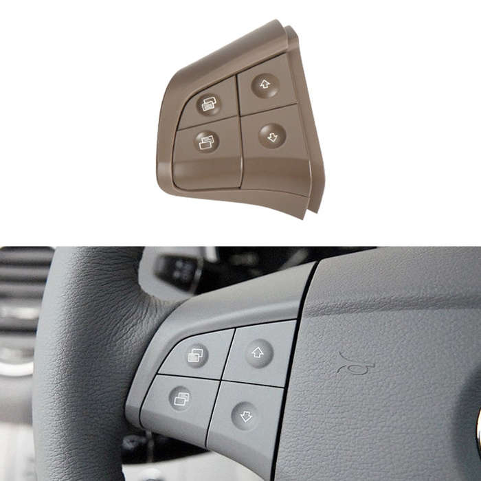 Car Left Side 4-button Steering Wheel Switch Buttons Panel 1648200010 for Mercedes-Benz W164, Lef...