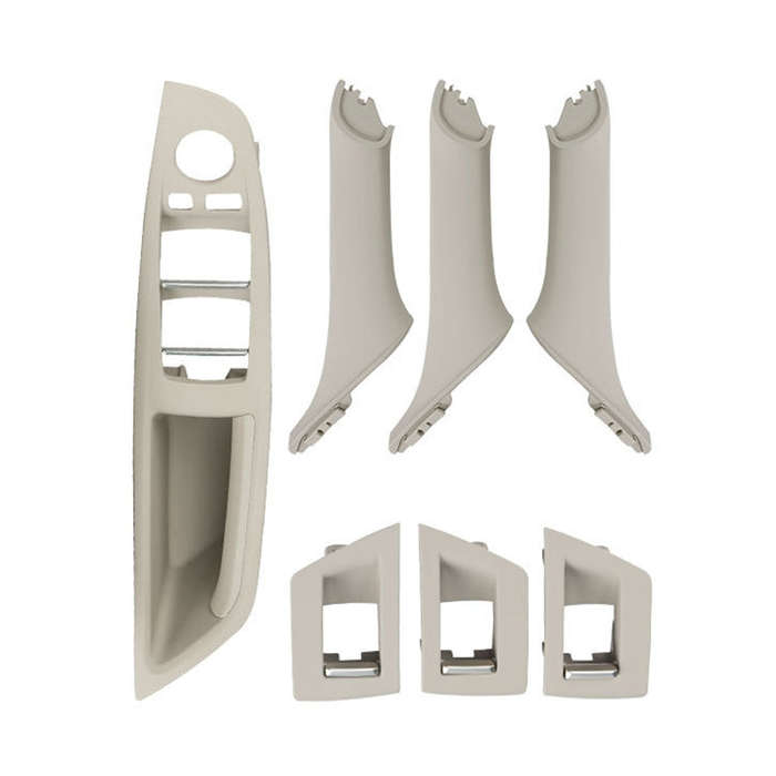 Car Imported Version Inside Doors Handle Pull Trim Cover 5141 7225 873 for BMW F10 F18, Left Driv...