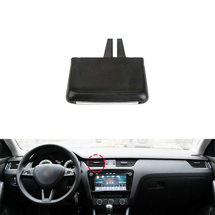 Car Middle Left Side No.2 Air Conditioning Exhaust Switch Paddle for Skoda Octavia 2014-2019, Lef...