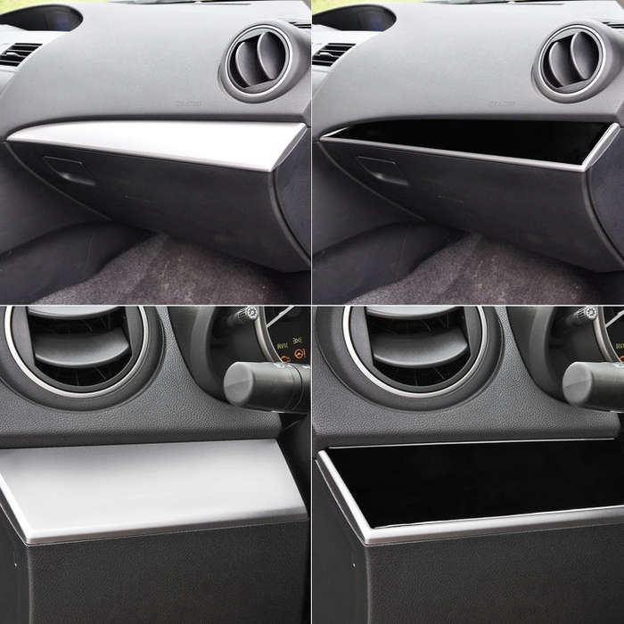For Mazda 3 Axela 2010-2013 2 in 1 Car Both sides of Instrument Set Decorative Sticker, Left Drive