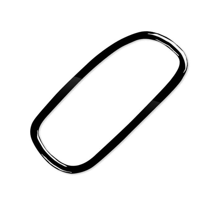 For Chevrolet Corvette C5 1998-2004 Car Driver Side Door Air Outlet Ring Decorative Sticker, Left...
