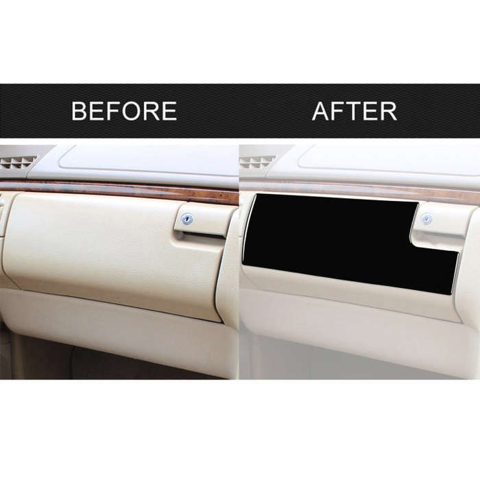 For Mercedes-Benz E-Class W210 1996-2002 Car Passenger Storage Box Decorative Sticker, Right Drive