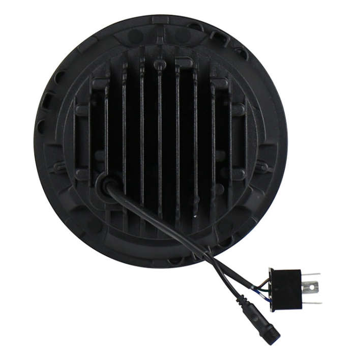 2 PCS 7 inch DC12V 6000K-6500K 50W Car LED Headlight Lamp Beads for Jeep Wrangler / Harley, Suppo...