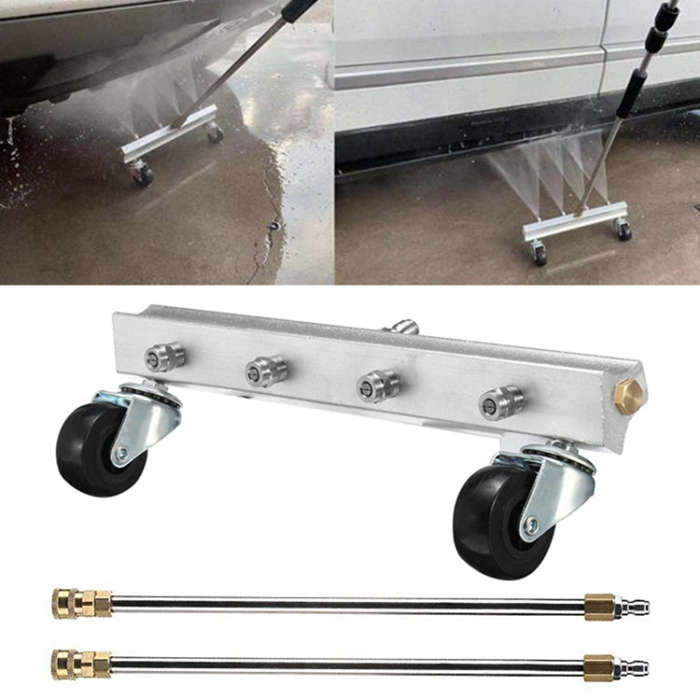 Car Body Chassis Car High Pressure Washing Machine Car Bottom Water Washing Machine 4 Nozzle Clea...