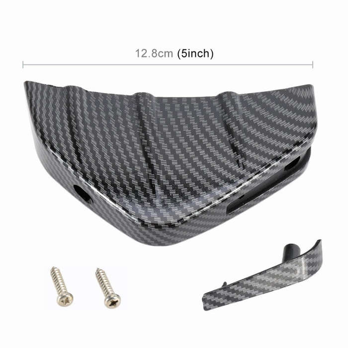 Universal Car-styling Carbon Fiber Texture Plastic Rear Spat Valance Lip