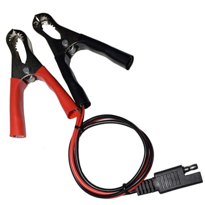 SAE to Crocodile Clip Power Cord Motorcycle Battery Charging Cable, Length: 0.5m