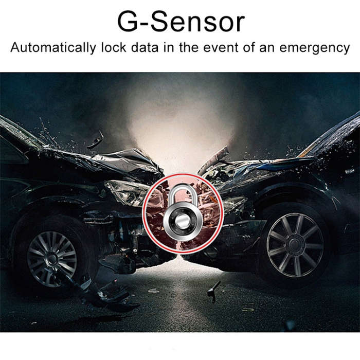 3 in 1 4 inch 170 Degree Wide Angle Night Vision HD 1080P Video Car DVR, Support Motion Detection...