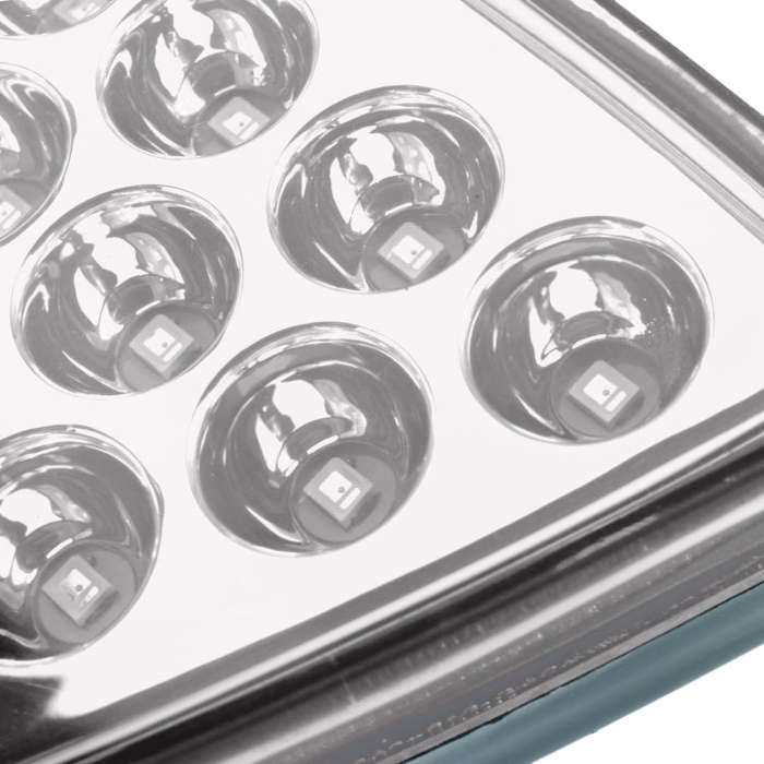 DC12V 1W Car Triangle Highlight Brake Lights Reversing Light with 20LEDs SMD-3528 (Transparent)