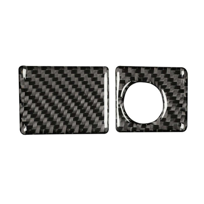 Car Carbon Fiber Storage Box Switch Decorative Sticker for Lexus IS250 2013-, Left Drive