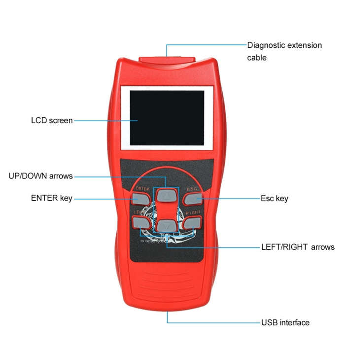 V800 Car Mini Code Reader OBD2 Fault Detector Diagnostic Tool